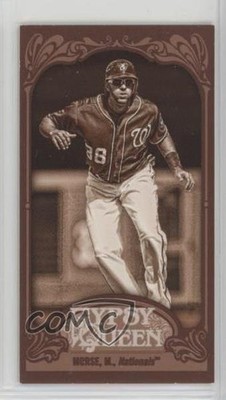 2012 Topps Gypsy Queen Mini Sepia 68/99 Mike Morse Michael Morse #28 3c7