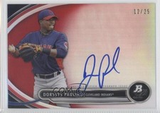 2013 Bowman Platinum Prospects Red Refractor 12/25 Dorssys Paulino Auto 1b8