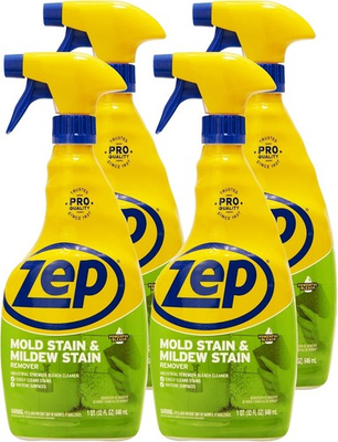 #ad Zep Mold amp; Mildew Stain Remover 32 oz Spray Pack of 4 ZUMILDEW32 $19.79