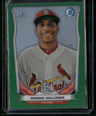 2014 Bowman Draft #CDP74 Ronnie Williams Chrome Green Refractors #/150