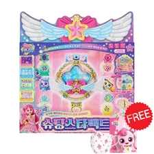 Catch Teenieping Season5 PRINCESS SHOOTING STAR PACT Korean toy, Free Gift