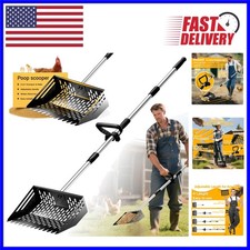 Adjustable Length Chicken Poop Scooper & Rake...
