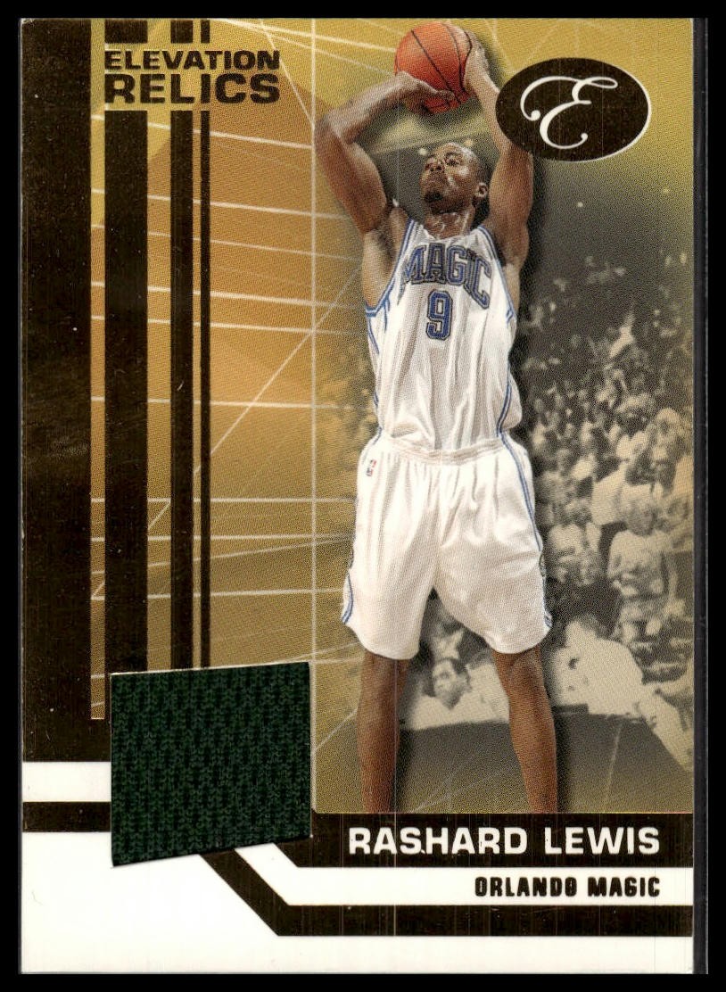 2007-08 Bowman Elevation #ER-RL Rashard Lewis Relics #/179 SN, MEM