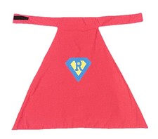 Peleryna superbohatera „R” czerwona 21x24 cale