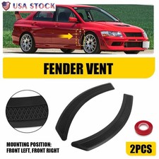 For 2002-2016 Mitsubishi Lancers Old Evo Fender Side Air Vent Outlet Cover Trim
