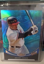 2010 Topps Finest - Adam Jones #91 Blue Refractor /299