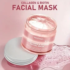 Deep Nourishing Collagen Peel-Off Mask for Firming, Brightening Skin