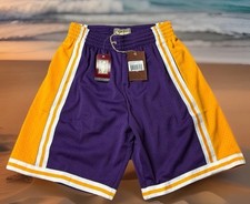 MITCHELL  NESS LOS ANGELES LAKERS M SHORTS SWINGMAN ROAD 84/85 HWC