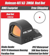 Holosun 407 Reflex Sight 3MOA Shake Awake - HS407A3 X2
