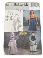 Butterick Sewing Pattern Sizes 12-16 Making History Victorian Medieval UNCUT