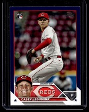 2023 Topps Update Retail Blue Casey Legumina RC Cincinnati Reds #US277