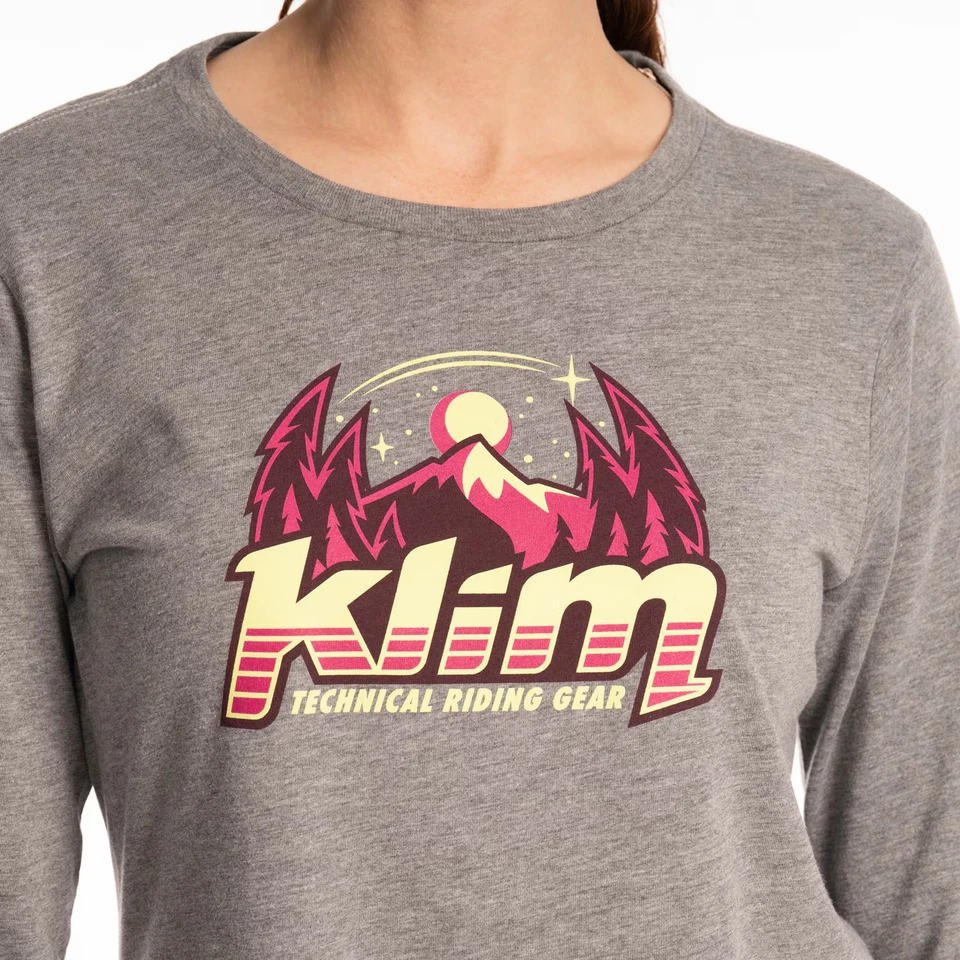 KLIM WOMENS ESTELLE TRI-BLEND L/S TEE T-SHIRT- Sizes  LARGE  or  XL  - NEW - Image 2 of 3