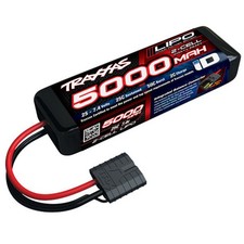 Traxxas 1/10 Rustler 4x4 BL-2s * Power Cell 2S Lipo Battery, 25C 5000mAh * 2842X