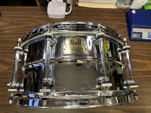 Pearl Ian Paice Signature Series Snare Drum 14 x 6.5 - Stainless Steel - 01894