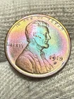 1912 S Lincoln Cent Wheat Penny Lustrous Au+ High Grade Toned Red Hue