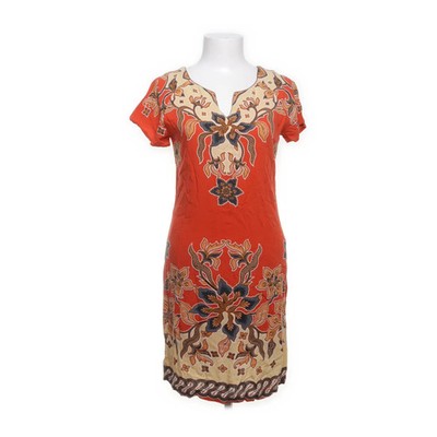 Edith & Ella, Kleid, Größe: S, Orange/Mehrfarbig, Viskose, Damen #1kh