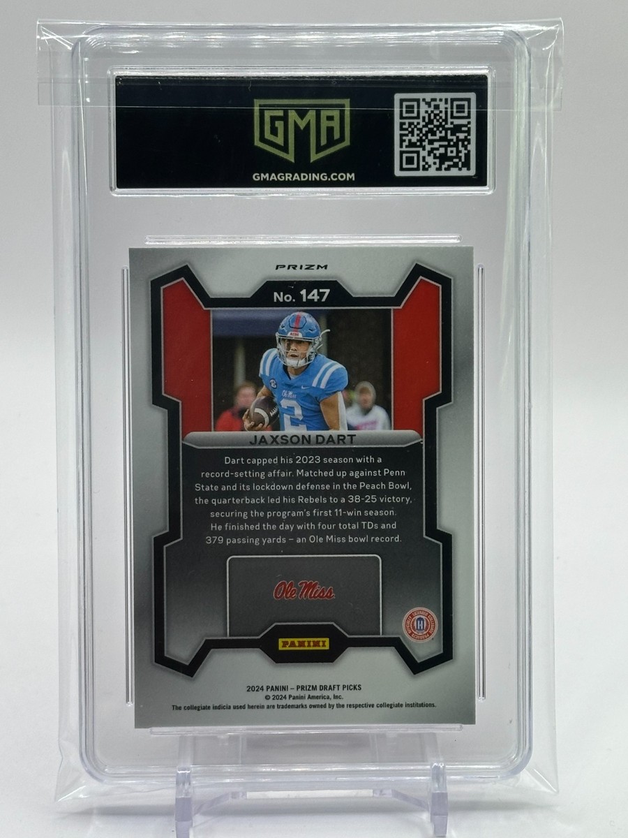 2024 Panini Prizm Draft Picks - Jaxson Dart #147 Red Ice Prizm (RC