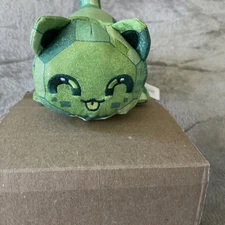 Aphmau MeeMeows Green Emerald Surprise Cat Plush Toy 6 Inches