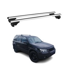 Dachtr&auml;ger Quertr&auml;ger f&uuml;r Ford Maverick 2001-2005 Aluminium Silber