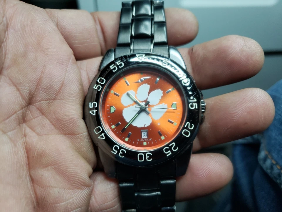 Reloj deportivo Clemson Tigers AnoChrome Fantom para mujer, talla 6,25 leer Foto 4 de 4