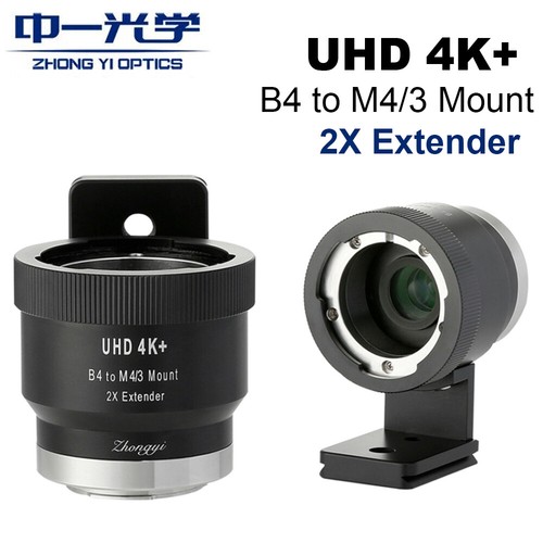 Zhongyi B4 2/3" Lens to M4/3 Mount 2X Extender for Panasonic GH3 GH4 GH5 BMPCC eBay