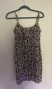 brandy melville leopard dress