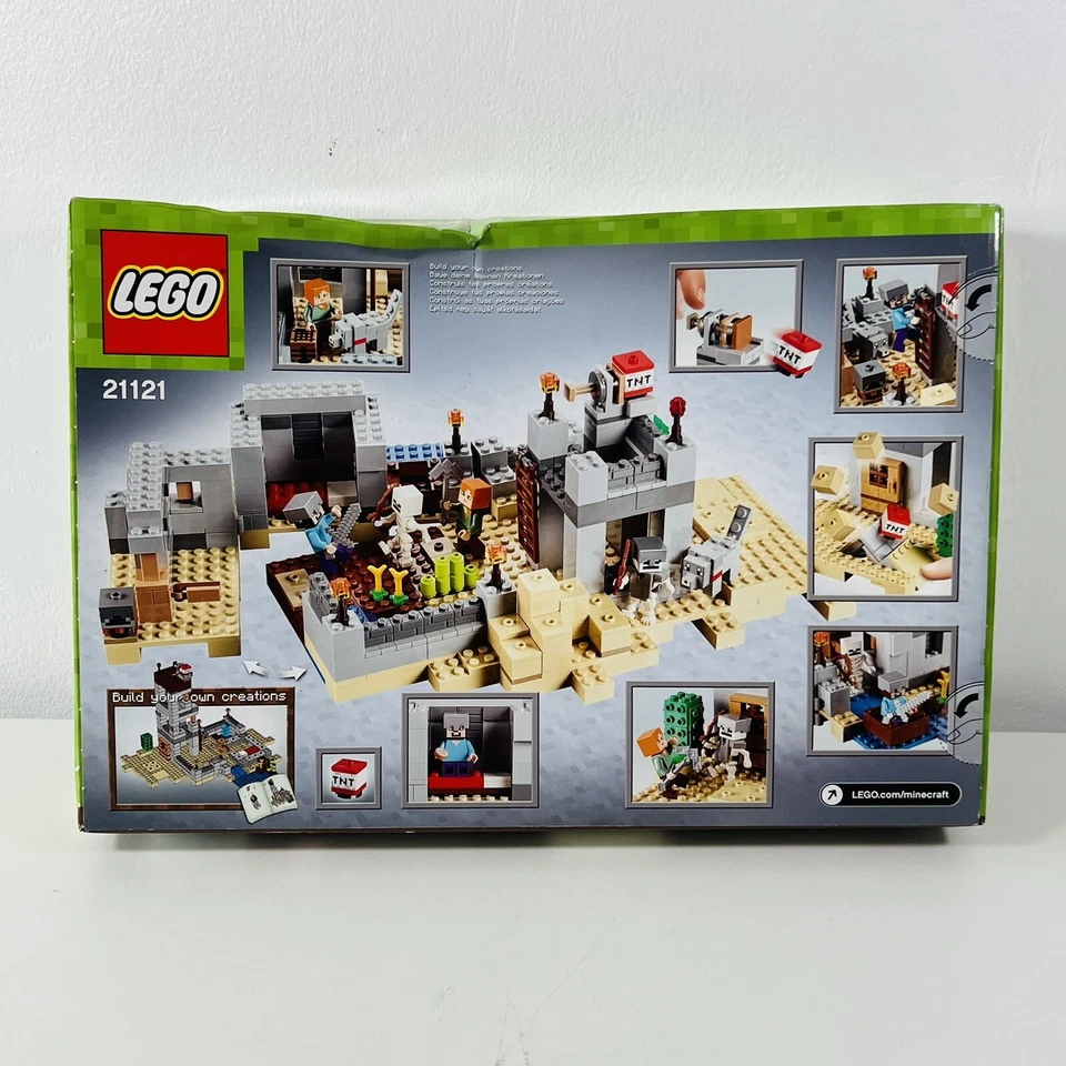 LEGO Minecraft 21121 The Desert Outpost SEALED RETIRED SET NEW - Image 2 of 2