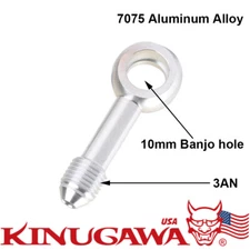 7075 Kinugawa 3AN AN3 Banjo Fitting Adapter motorcycle Brake / Turbo Oil Feed 