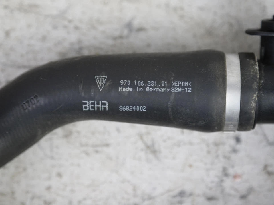 10-16 PORSCHE PANAMERA 3.6L V6 左右辐射冷却软管 原始设备制造商 78K — 第 3/4 张图片