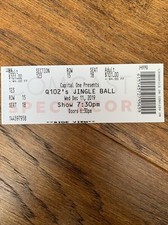 Rare Mint Used Ticket Stub Q102’s Jingle Ball Philadelphia December 11, 2019
