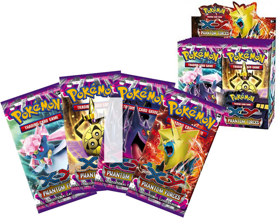 10-Cards 1 x Booster Pack XY4: Phantom Forces Pokemon, Genuine Sealed  English