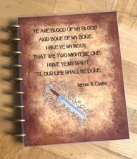 Outlander Vows Show Inspired Couple Cover Set for use with Classic Happy Planner