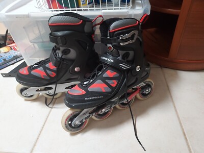 Rollerblade Men's US 11.5/UK10- SG9 Bearings 4 -max wheels 90mm/85A-GREAT SHAPE