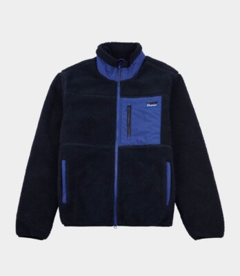 Penfield USA  Mattawa Fleece Jacket Navy Blue premium borg outdoor Hiking fleece