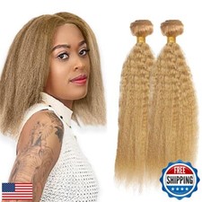  27 Blonde Bundles Human Hair Yaki Straight Bundles 28 30 Inch Unprocessed Br
