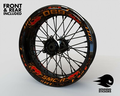 Wheel Stickers for 690 SMC-R SUPERMOTO Rim Tape Motorcycle Decals Graphics
