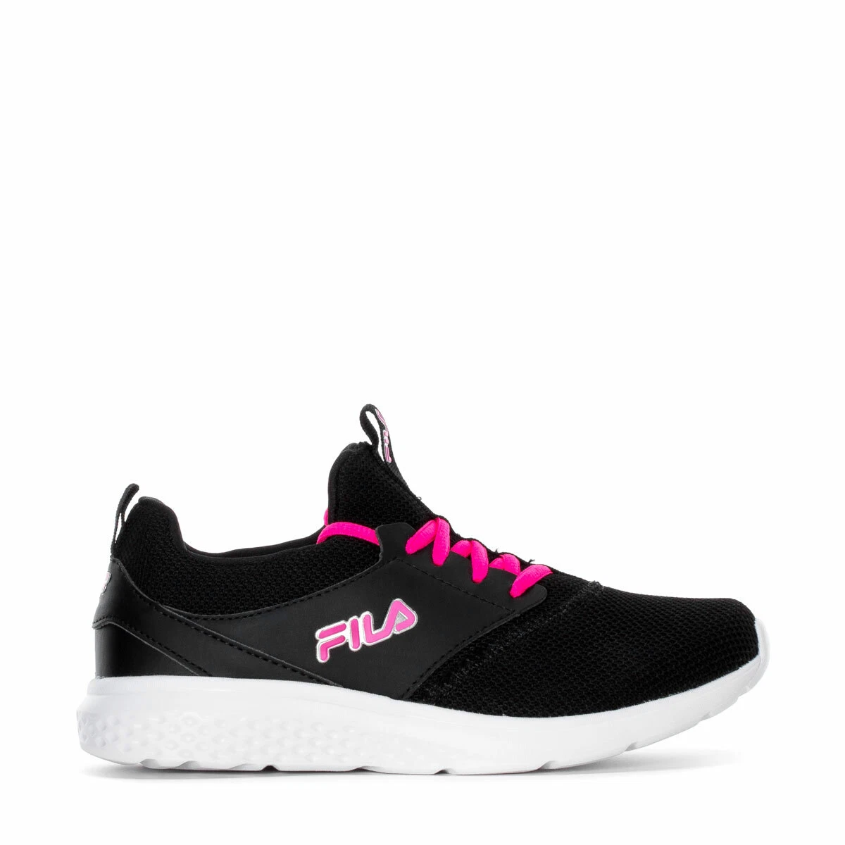 Fila trainers shop black and pink