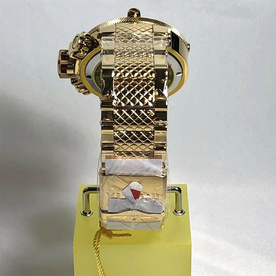 INVICTA 32973 Hombre 50mm Subaqua Swiss Qrtz Chrono Brclt. Reloj dorado/plateado Foto 4 de 4