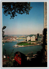 Pennsylvania Pittsburgh Duquesne Incline Vintage Postcard Continental
