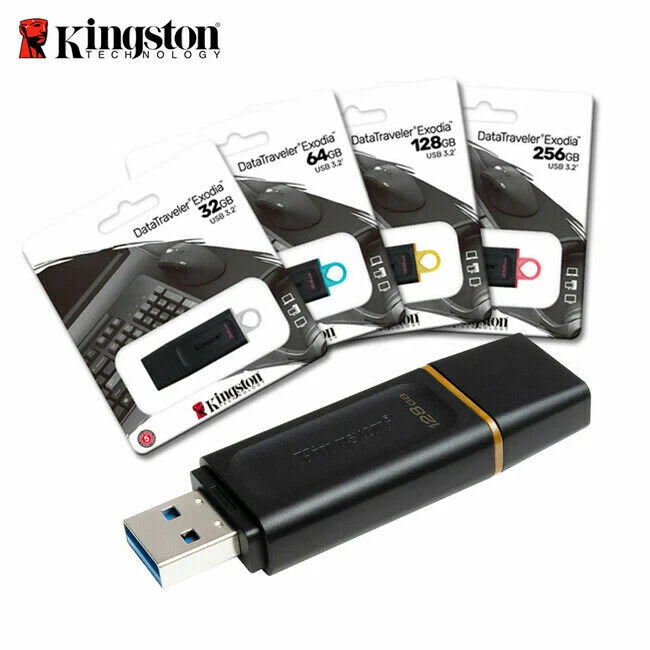 KINGSTON DTX PENDRIVE PENNETTA USB 3.2 CHIAVETTA 16 GB 32 GB 64 GB 128 GB 256 GB - Immagine 2 di 4