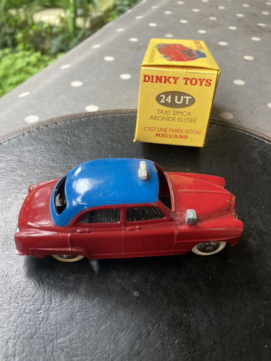 DINKY TOYS FR Meccano SIMCA 9 ARONDE TAXI Réf. 24 U années 1956/59 échelle 1/43 - Collection