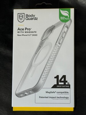 Brand New BodyGuardz ACE Pro Case with MagSafe for iPhone 14 Plus 6.7'' -Clear