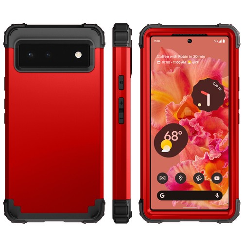 Für Google Pixel 6/6 Pro 3 in 1 Hybrid strapazierfähig stoßfestes Gummigehäuse - Bild 21 von 34