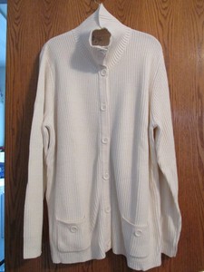 winter white cardigan sweater