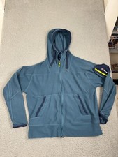 Berghaus Fleece Sweatshirt Women's Large Blue Hiking Walking Outdoors Hooded