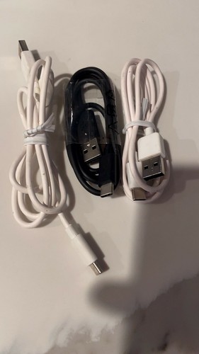 3-Pack USB 3.1 Type-C Male to Type A Male Data Charging Sync Cable x3 PACK