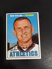 1967 TOPPS BOB DULIBA, #599, NM (Free Shipping On Any 3!)