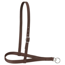 New Tough-1 Horse NYLON WEB NOSEBAND w/ Nickel plated hardware Brown or Black