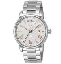 Image of Montblanc 4810 Men's Silver Automatic Ref. 114854 Watch Brand
