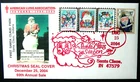 US, 2004 Santa Claus Indiana FDC & Tied On, 2000-T5 Designs, Unused